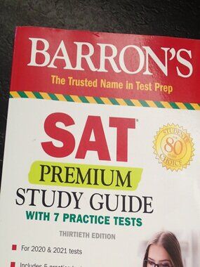 Barrons SAT Prep Study Guide